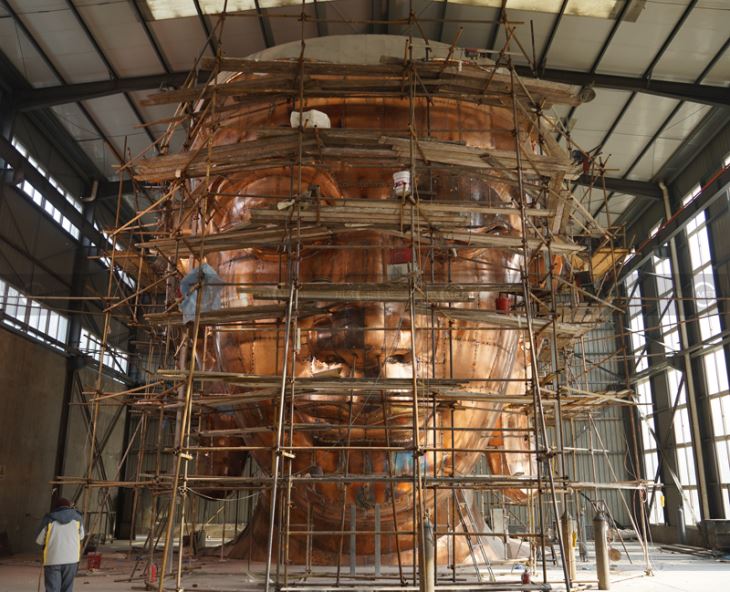 Bronze-Sakyamuni-buddha-sculpture-fabrication-process