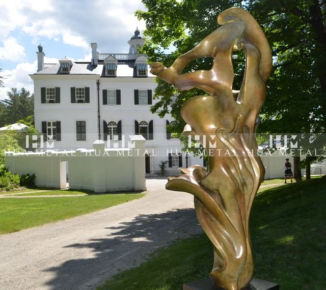 Cast Bronze Abstract Statue